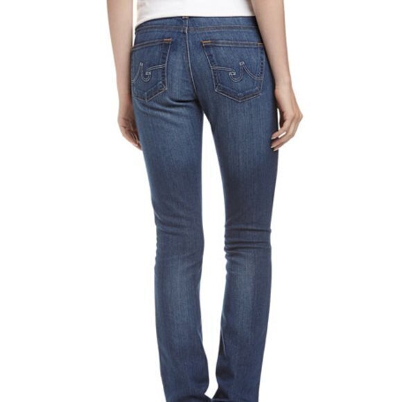 AG Adriano Goldschmied Premier Skinny‎ Straight Ankle Jeans Womens Size 25 - Picture 2 of 8